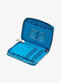 Loungefly Disney Lilo & Stitch Blue Floral Wallet - BoxLunch Exclusive