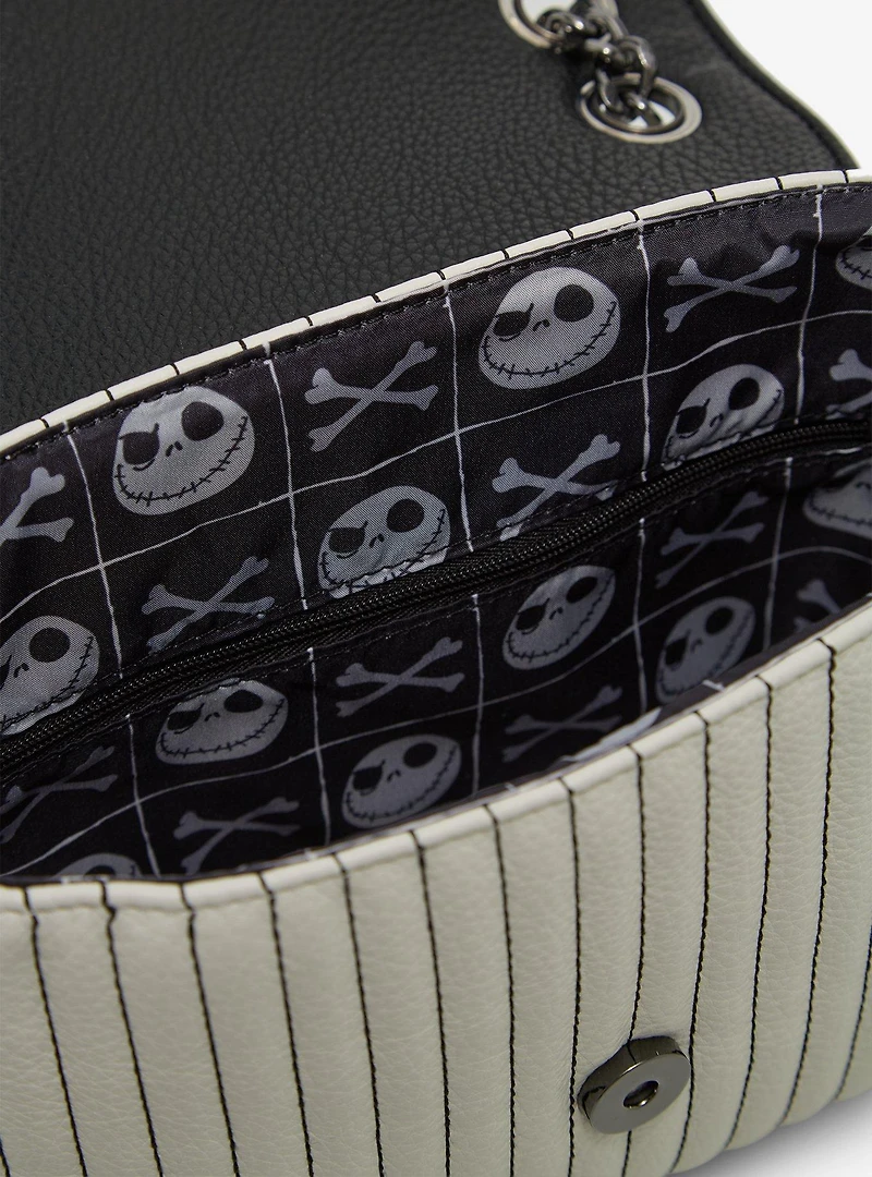 Loungefly Disney The Nightmare Before Christmas Jack Skellingotn Crossbody Bag - BoxLunch Exclusive