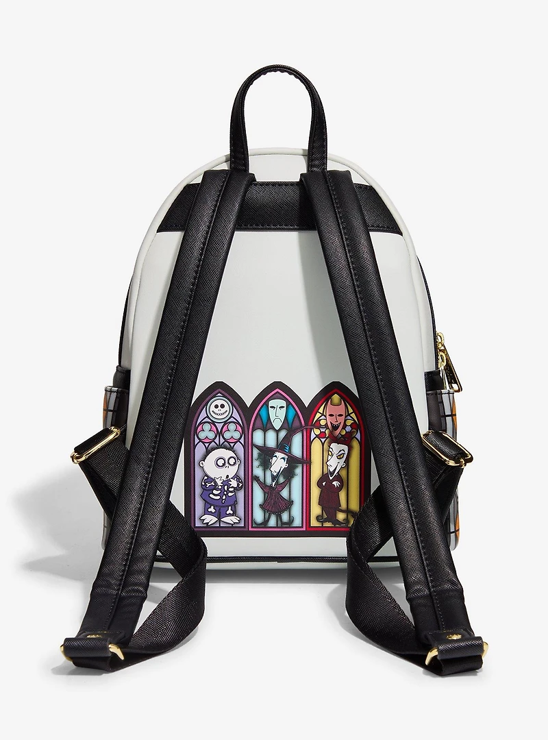 Loungefly Disney The Nightmare Before Christmas Stained Glass Mini Backpack — BoxLunch Exclusive