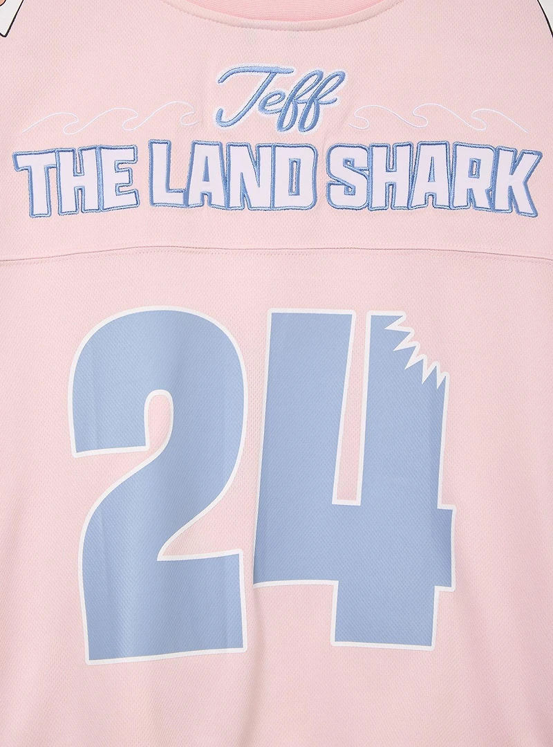 Marvel Rivals Jeff the Land Shark Women's Cropped Football Jersey - BoxLunch Exclusive