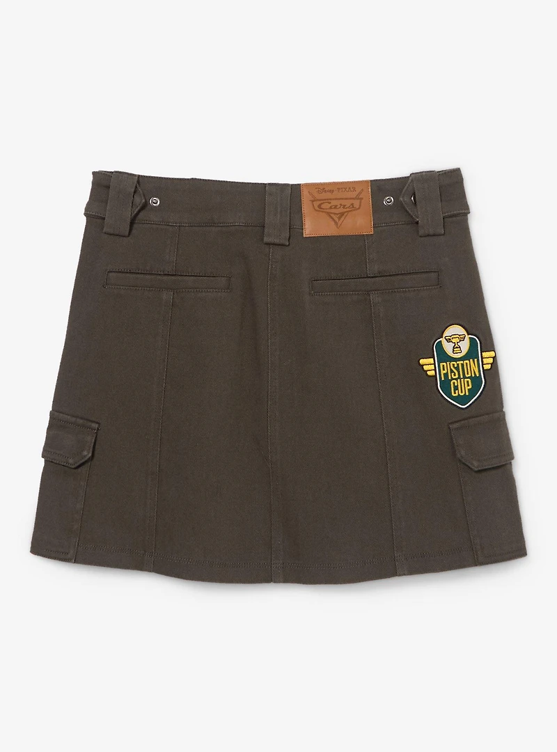 Disney Pixar Cars Lightning McQueen Patches Cargo Skirt - BoxLunch Exclusive