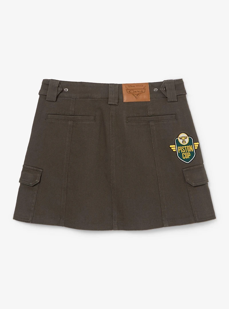 Disney Pixar Cars Lightning McQueen Patches Plus Cargo Skirt - BoxLunch Exclusive