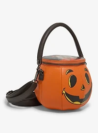 Loungefly Disney Mickey & Minnie Lenticular Figural Pumpkin Crossbody Bag - BoxLunch Exclusive