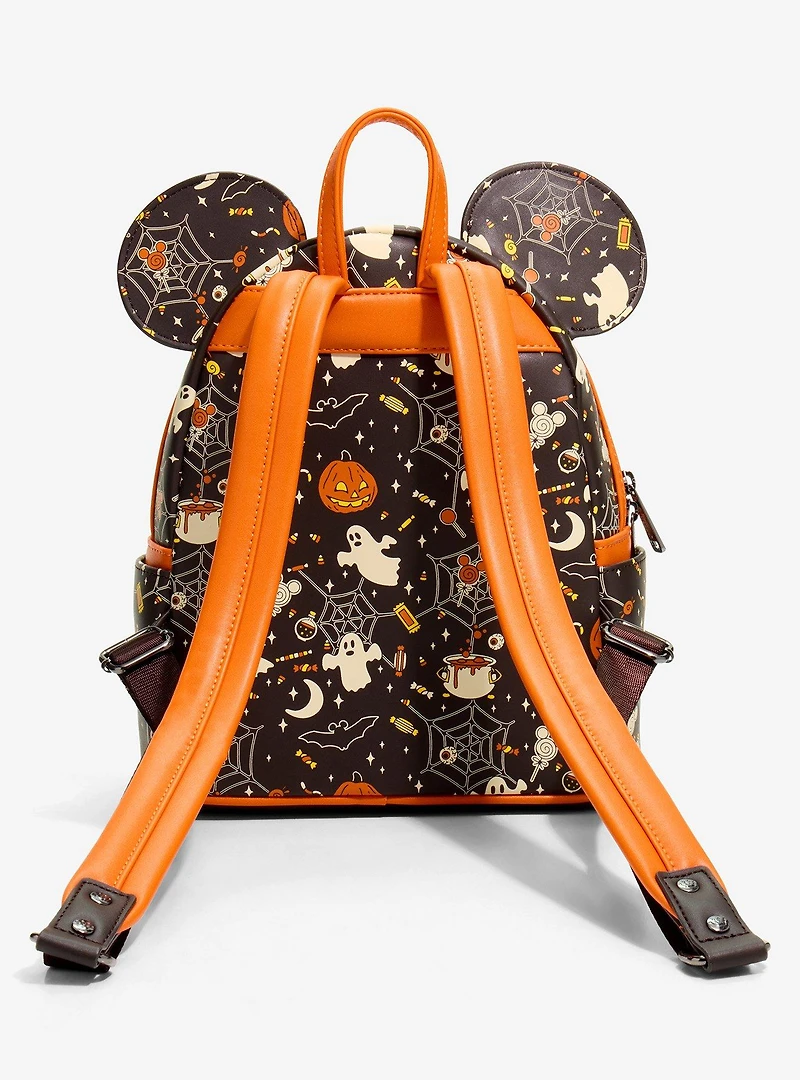 Loungefly Disney Mickey & Minnie Halloween Costumes Glow-in-the-Dark Mini Backpack - BoxLunch Exclusive