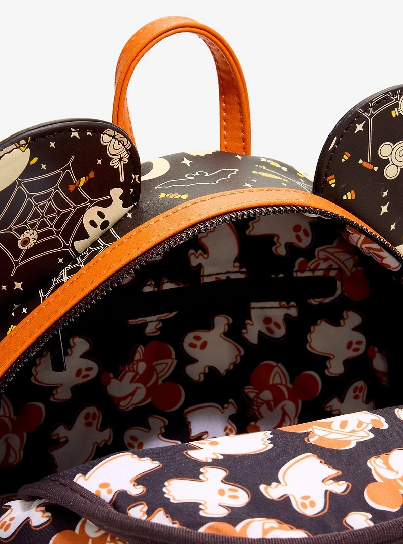 Loungefly Disney Mickey & Minnie Halloween Costumes Glow-in-the-Dark Mini Backpack - BoxLunch Exclusive