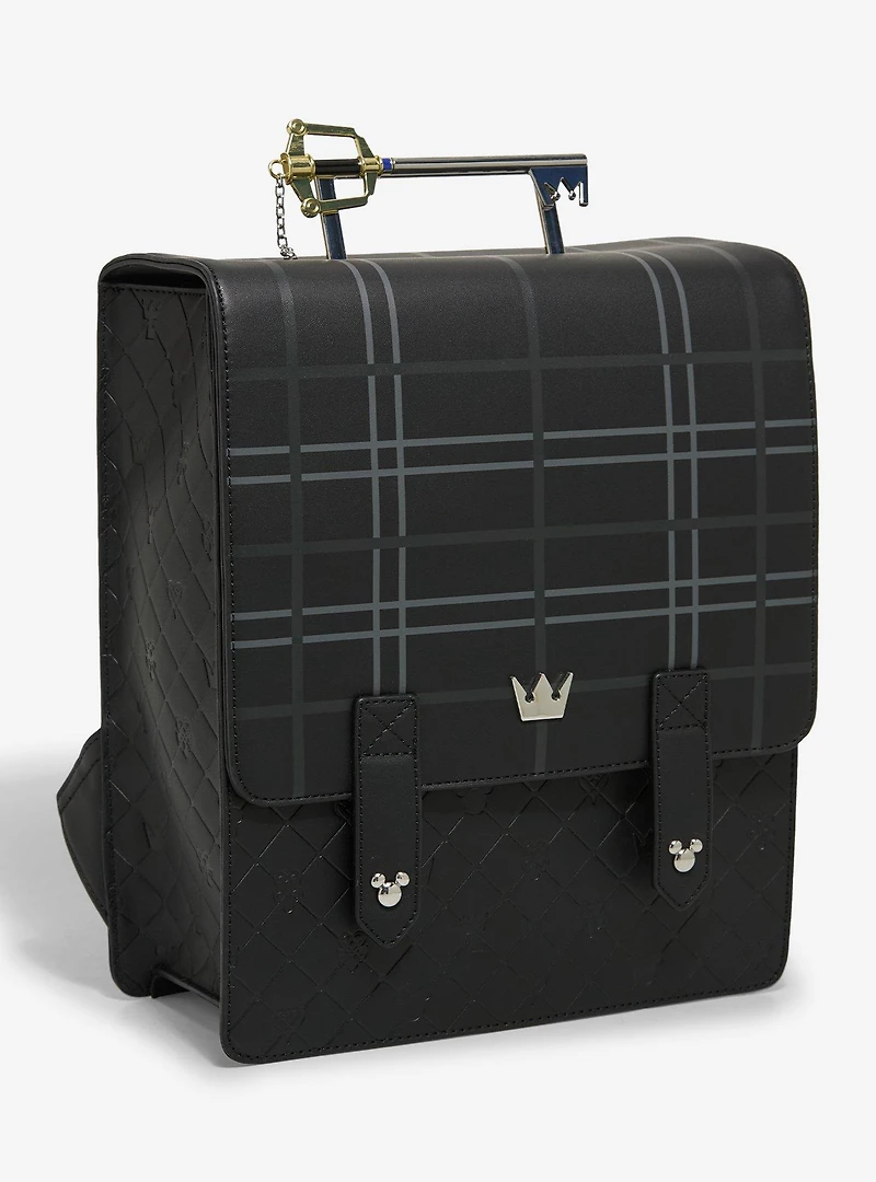 Loungefly Disney Kingdom Hearts Plaid Keyblade Mini Backpack - BoxLunch Exclusive