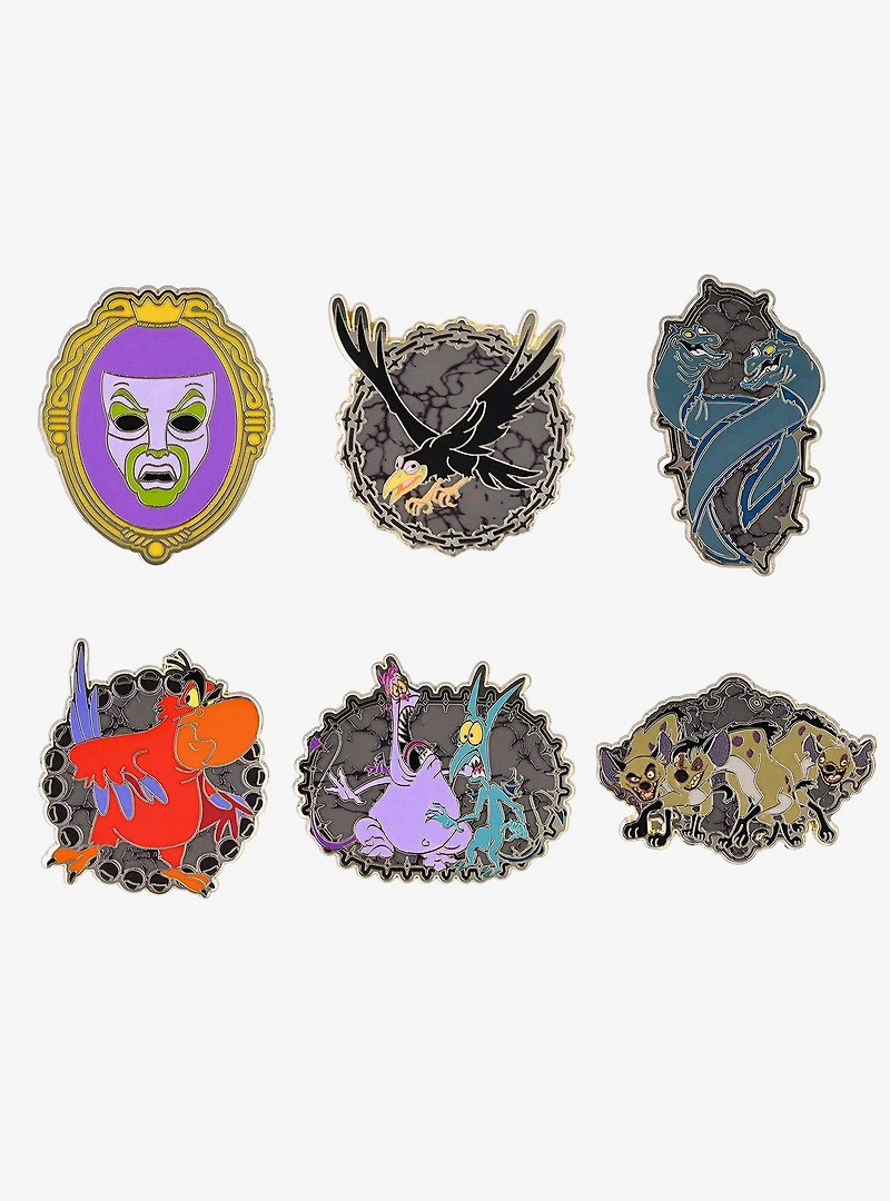Disney Villain Sidekicks Portrait Blind Box Enamel Pin — BoxLunch Exclusive