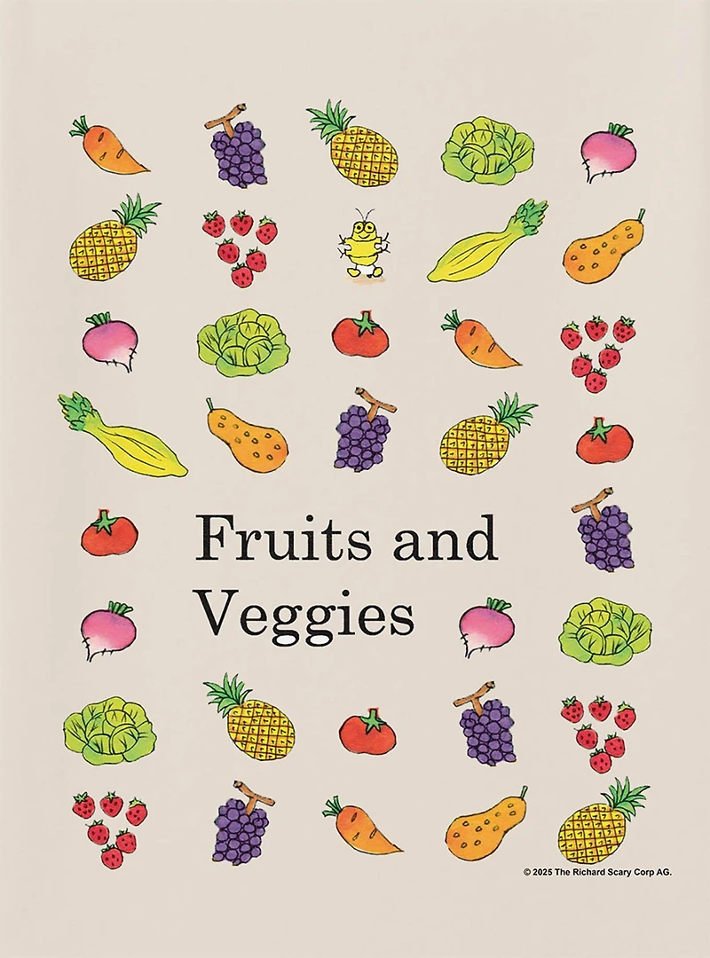 Richard Scarry Fruits And Veggies T-Shirt