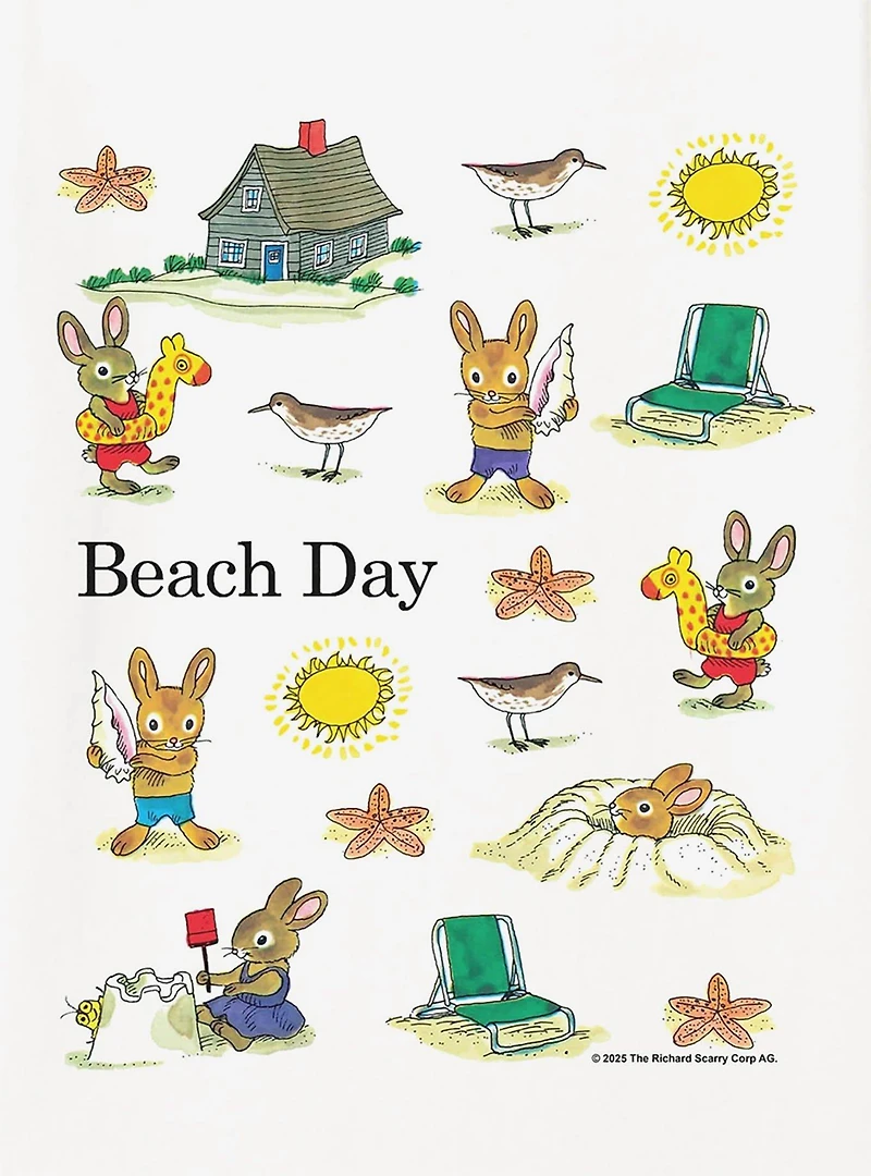 Richard Scarry Beach Bunnies T-Shirt