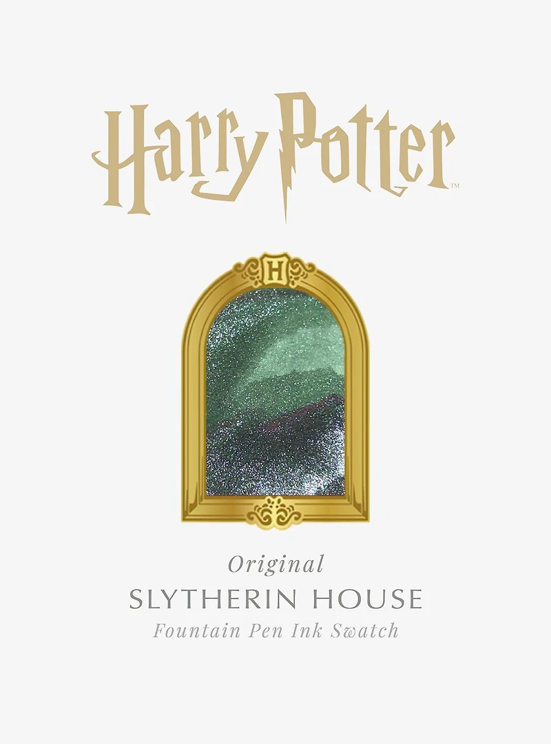 Harry Potter Slytherin Fountain Pen & Ink Pot Set