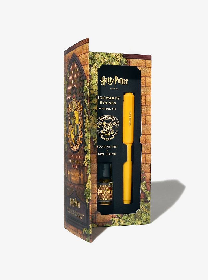 Harry Potter Hufflepuff Fountain Pen & Ink Pot Set