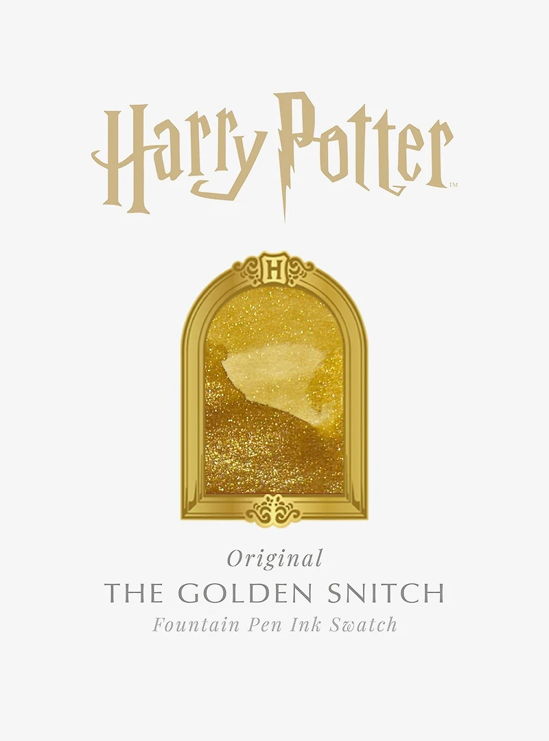 Harry Potter The Golden Snitch Gold Ink