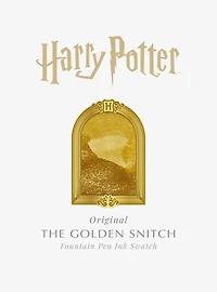 Harry Potter The Golden Snitch Gold Ink