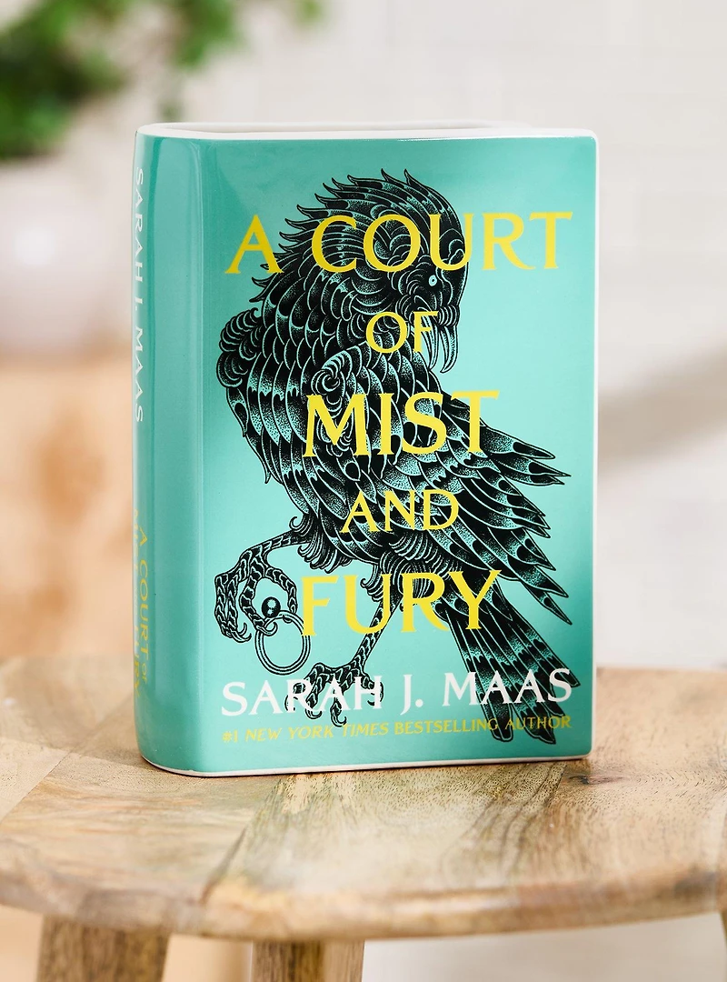A Court of Mist and Fury Book Figural Vase