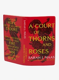 A Court of Thorns and Roses Open Book Figural Vase