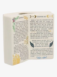A Court of Thorns and Roses Open Book Figural Vase