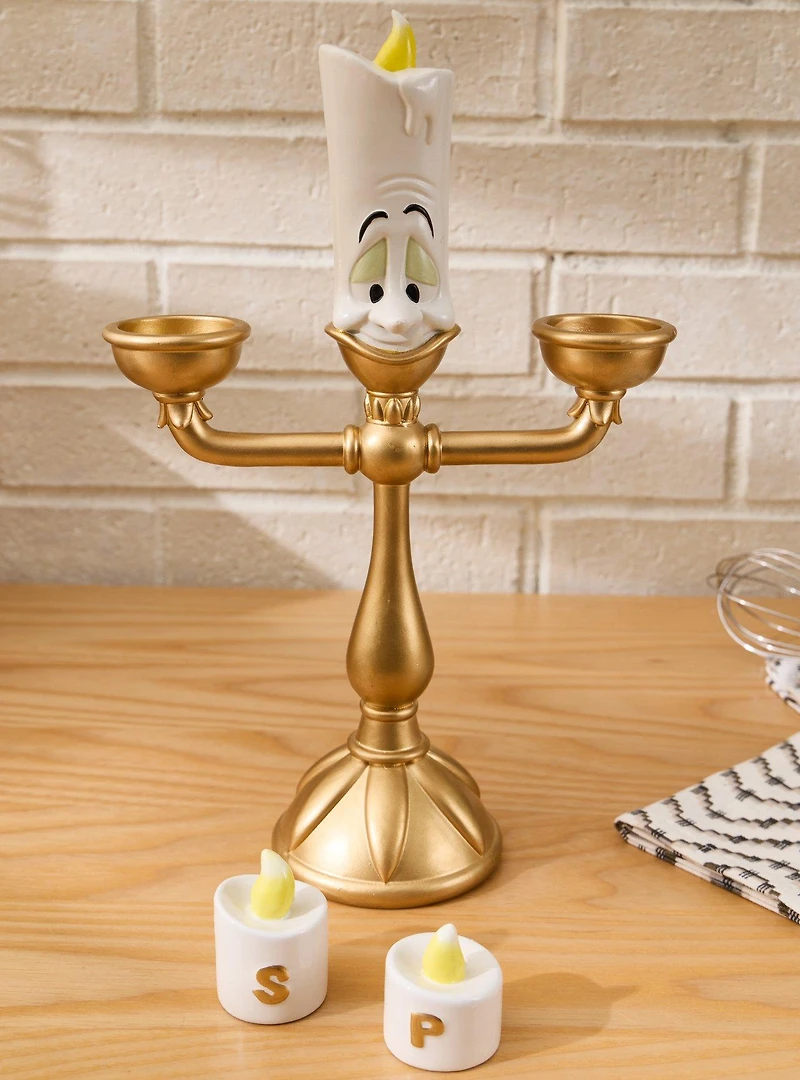 Disney Beauty and The Beast Lumiere Figural Salt & Pepper Shaker Set - BoxLunch Exclusive