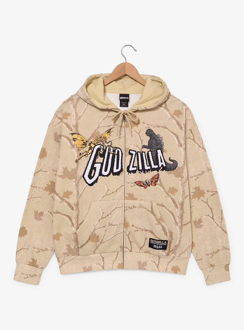 Godzilla Botanical Zip Hoodie — BoxLunch Exclusive