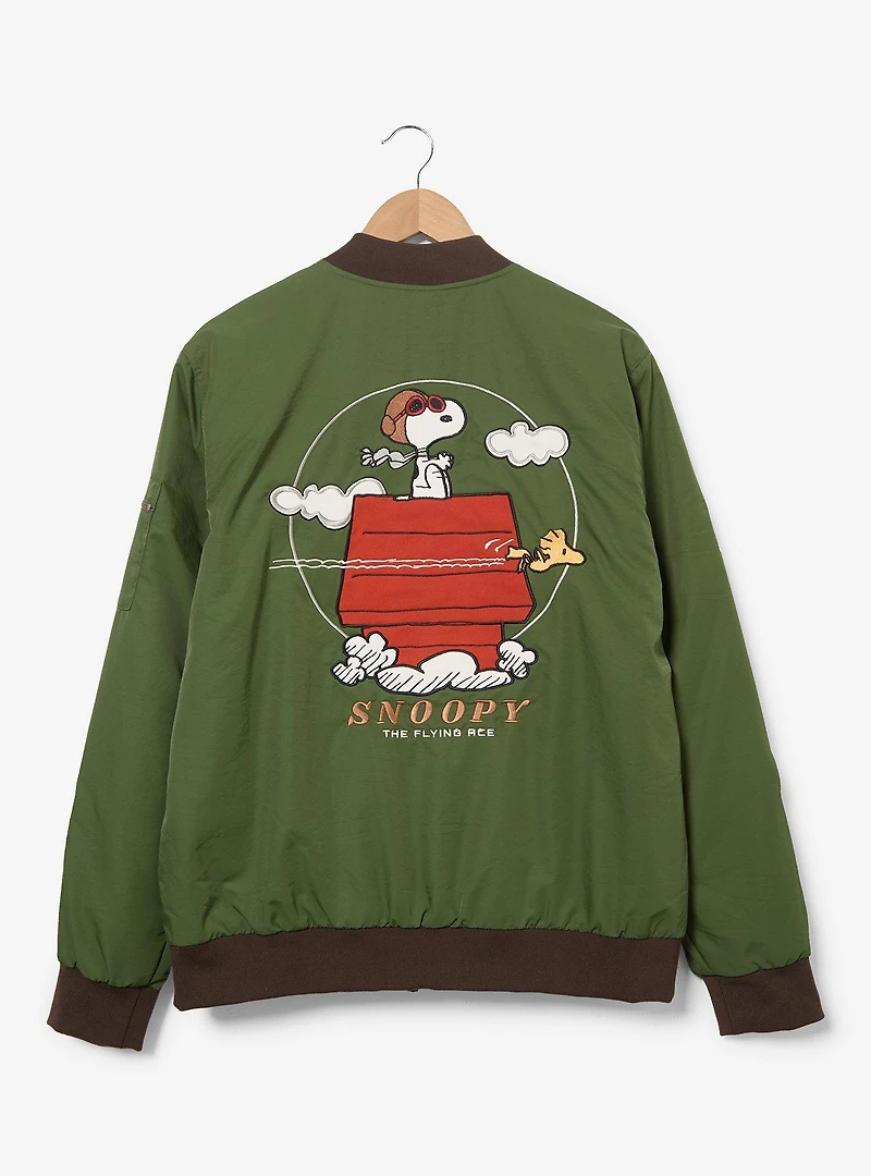 Peanuts Snoopy Flying Ace Bomber Jacket - BoxLunch Exclusive