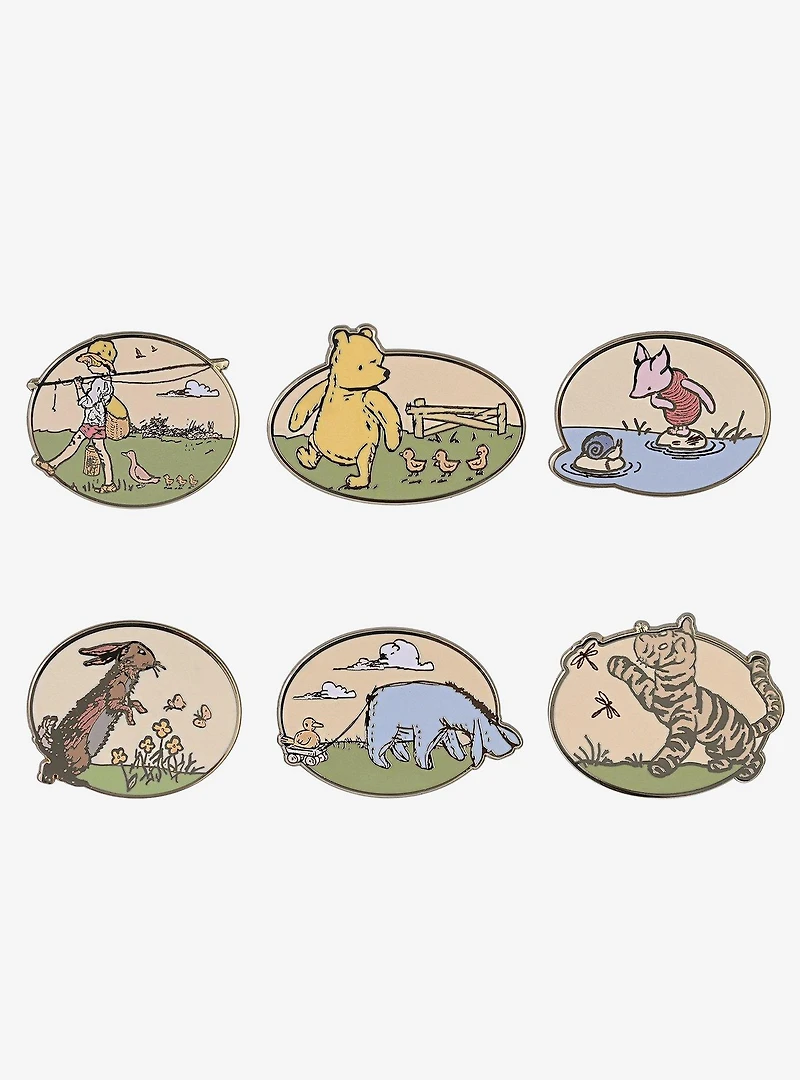 Disney Winnie the Pooh Classic Characters Blind Box Enamel Pin - BoxLunch Exclusive