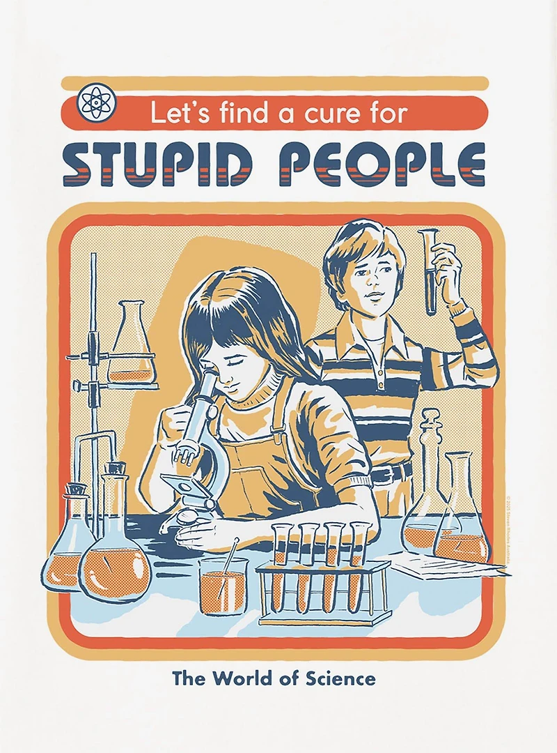 Steven Rhodes A Cure For Stupid People T-Shirt