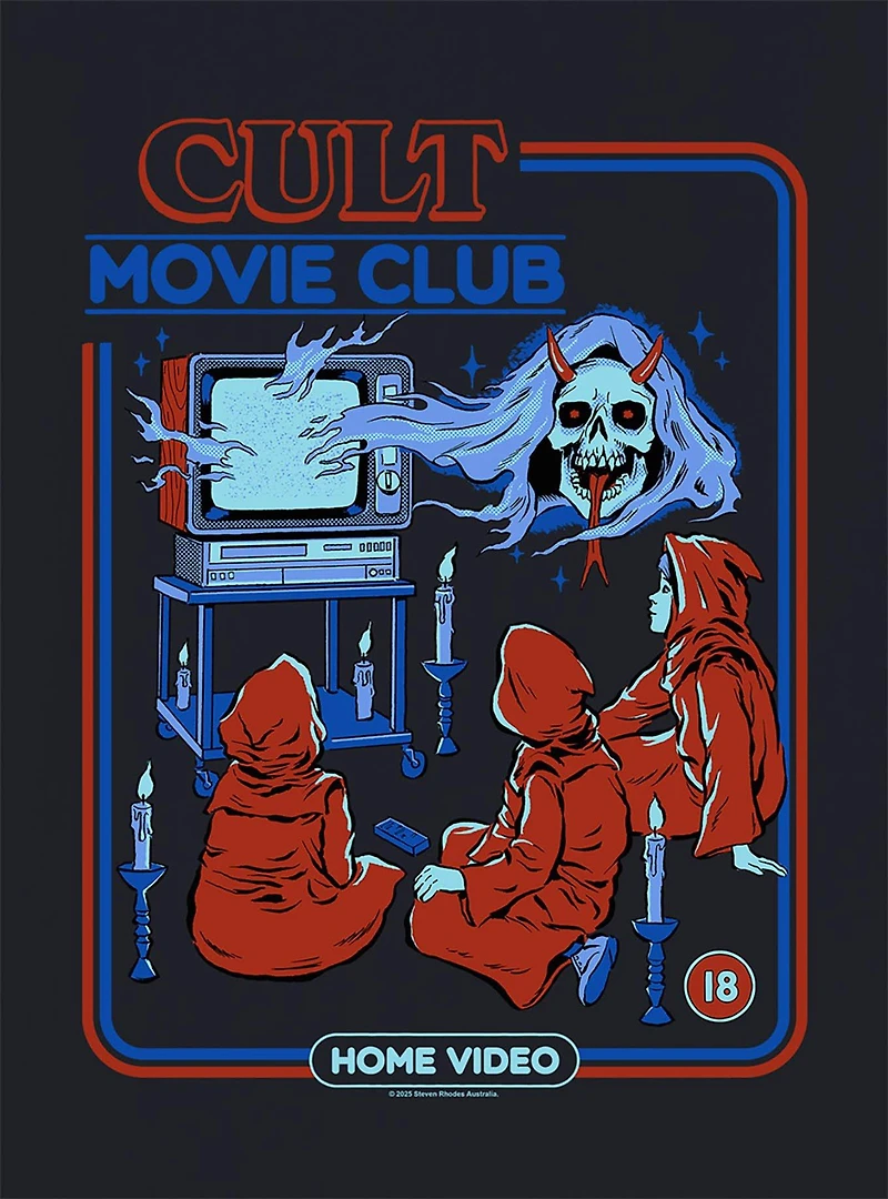 Steven Rhodes Cult Movie Club T-Shirt