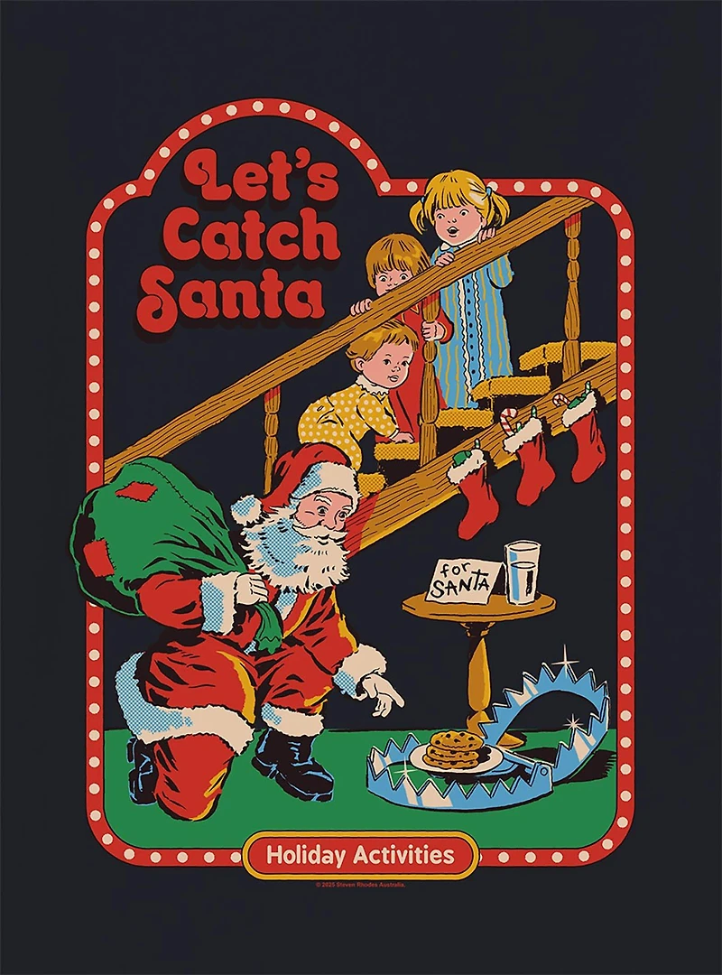 Steven Rhodes Let's Catch Santa T-Shirt
