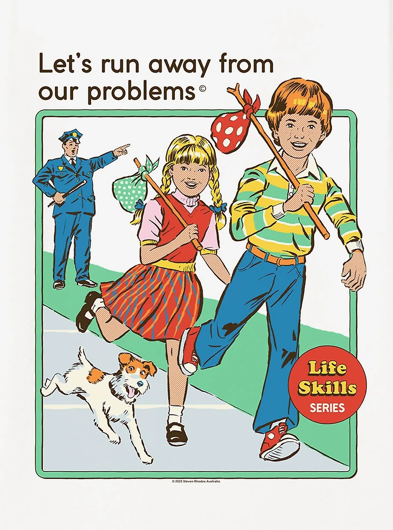 Steven Rhodes Let's Run Away T-Shirt