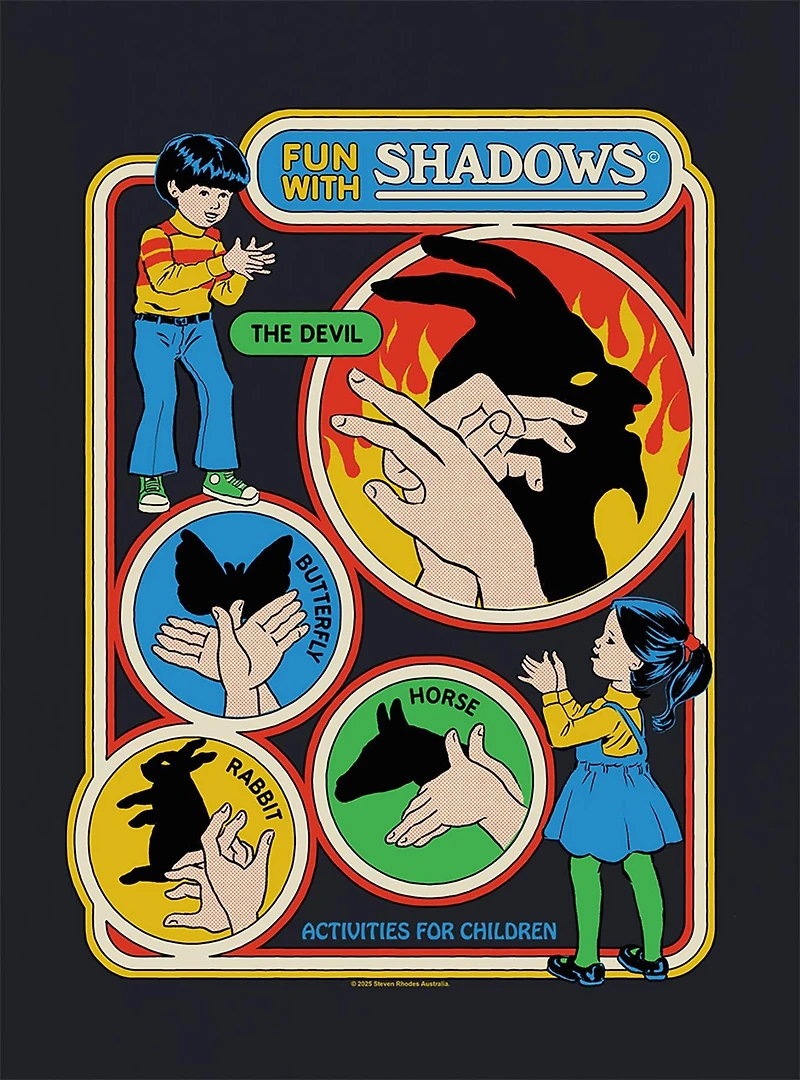 Steven Rhodes Fun with Shadows T-Shirt