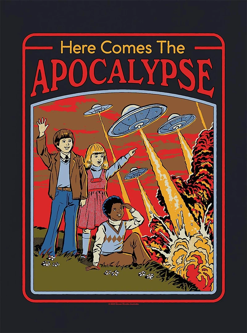 Steven Rhodes Here Comes the Apocalypse T-Shirt