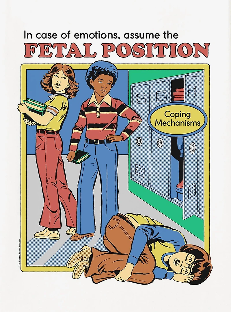 Steven Rhodes Assume The Fetal Position T-Shirt