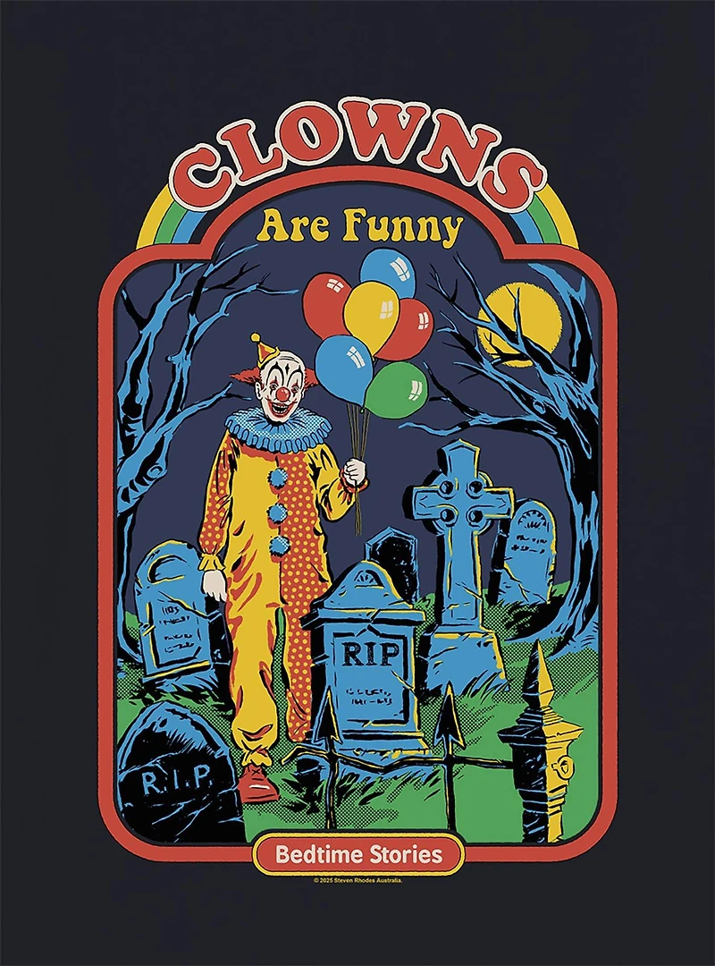 Steven Rhodes Clowns Are Funny T-Shirt