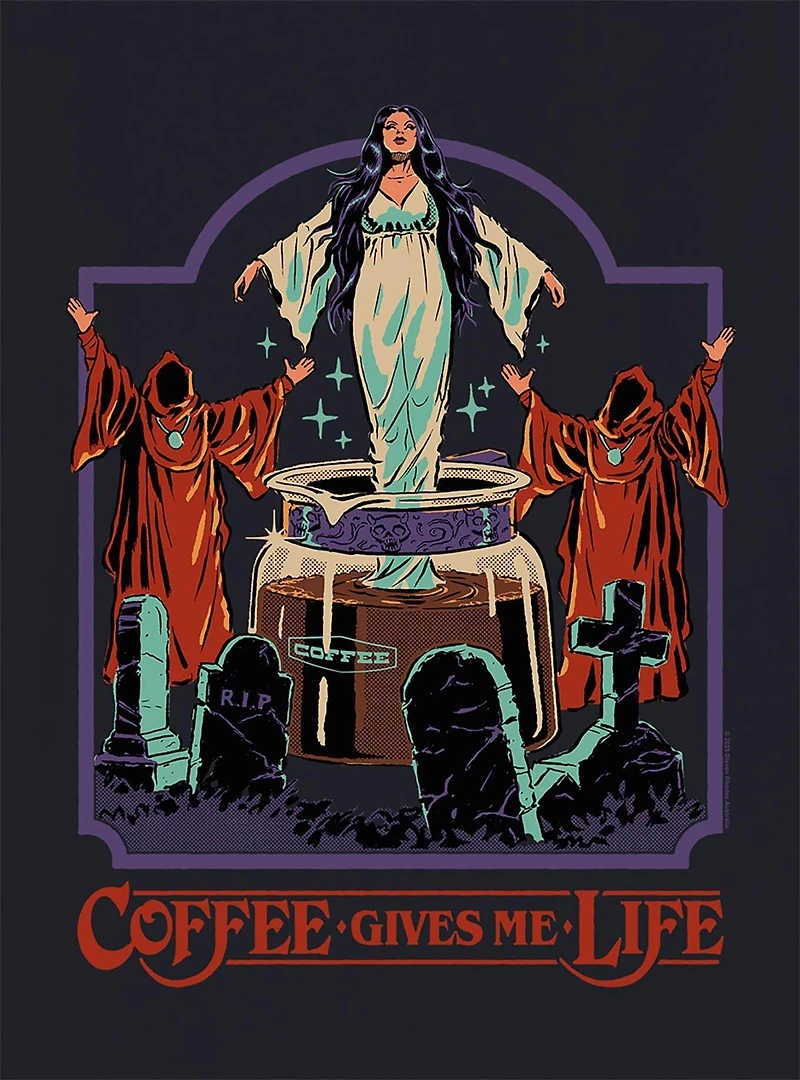 Steven Rhodes Coffee Gives Me Life T-Shirt