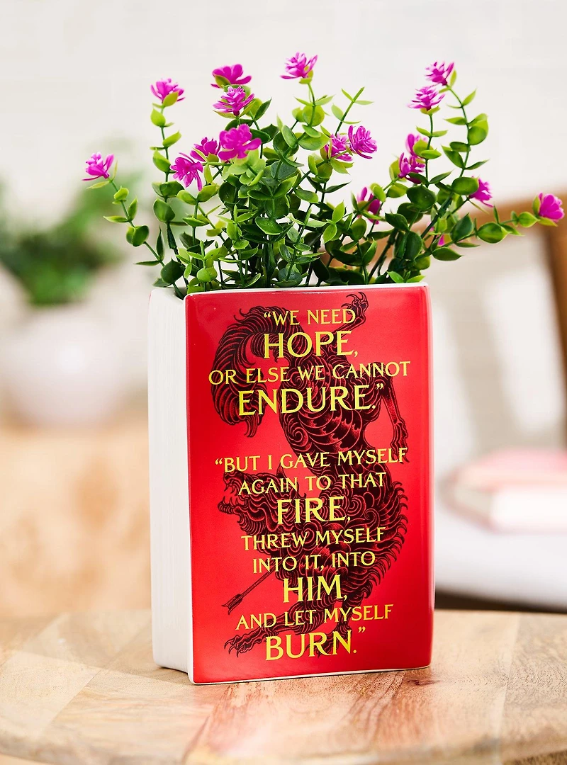 A Court of Thorns and Roses Book Figural Vase