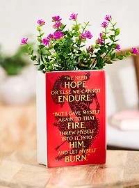 A Court of Thorns and Roses Book Figural Vase