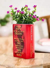 A Court of Thorns and Roses Book Figural Vase