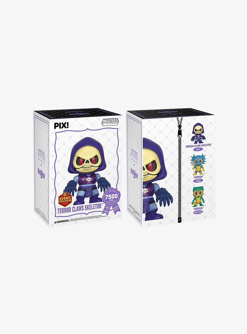 Thrilljoy Masters of The Universe Pix! Terror Claws Skeletor Vinyl Figure (Spring Event Exclusive)