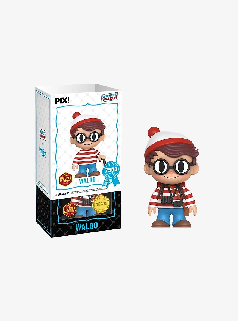 Thrilljoy Where's Waldo Pix! Waldo Vinyl Figure (Spring Event Edition)