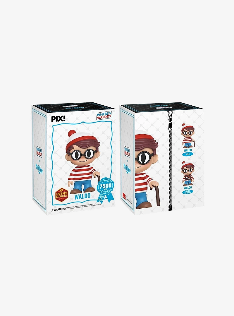 Thrilljoy Where's Waldo Pix! Waldo Vinyl Figure (Spring Event Edition)