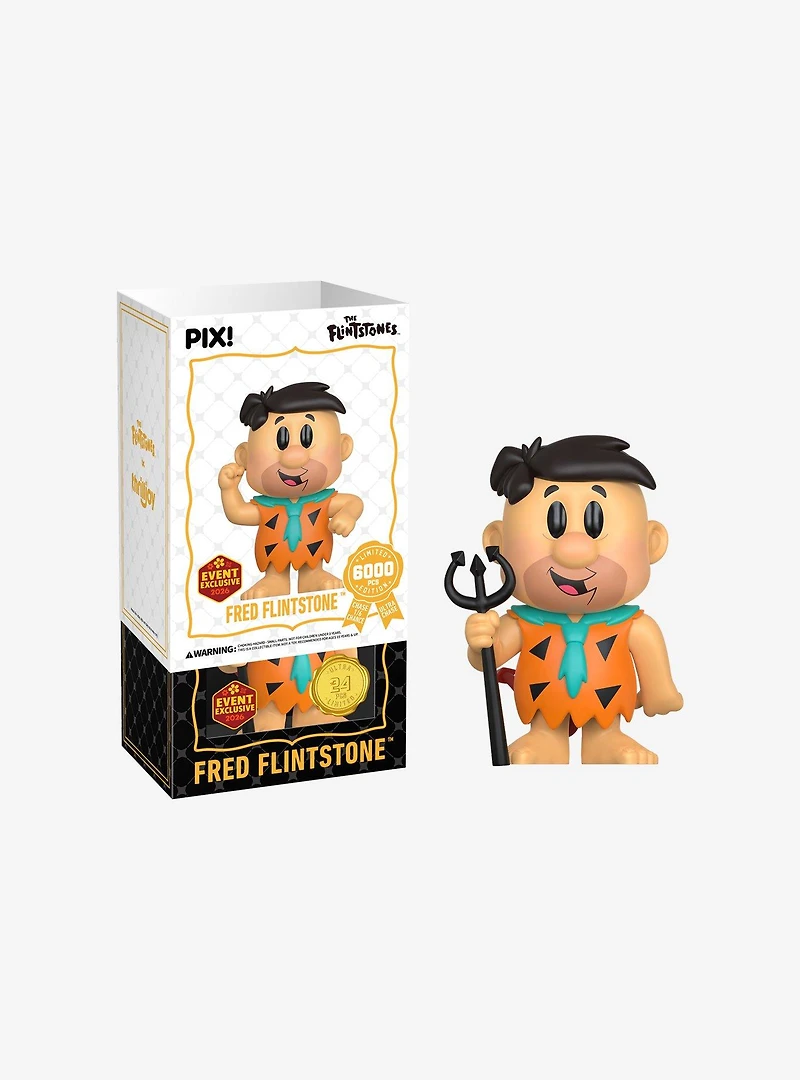 Thrilljoy The Flintstones Pix! Fred Flintstone Vinyl Figure (Spring Event Edition)