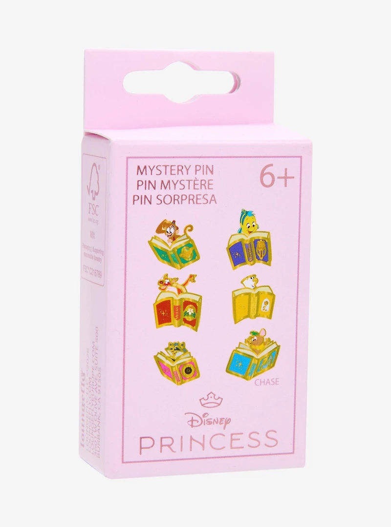 Loungefly Disney Princess Sidekick & Books Blind Box Enamel Pin