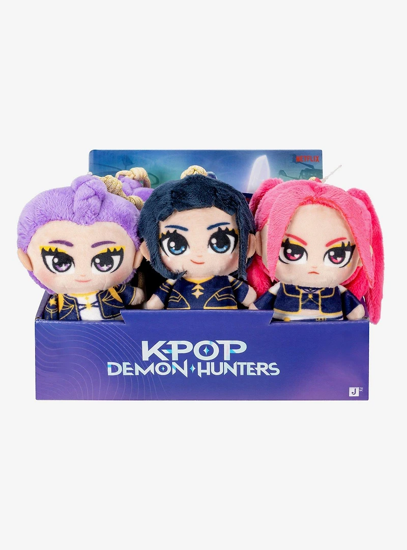 KPop Demon Hunters HUNTR/X Girls Blind Assorted Plush Keychain