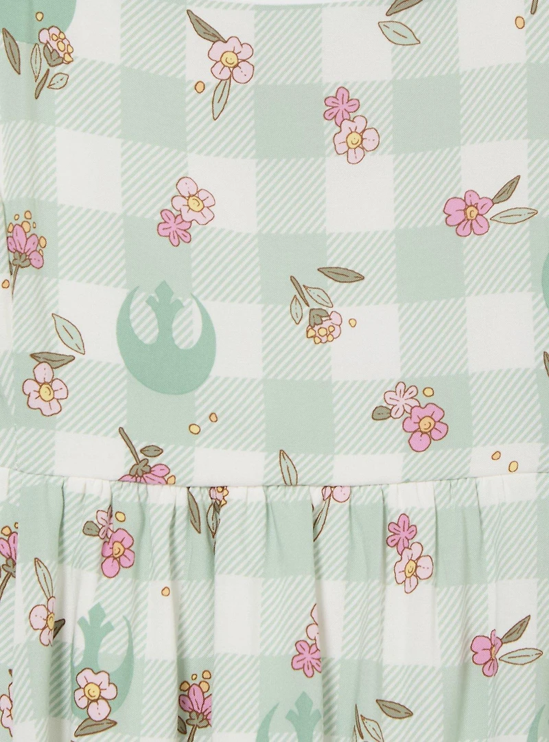 Star Wars Rebel Floral Gingham Plus Tank Dress - BoxLunch Exclusive