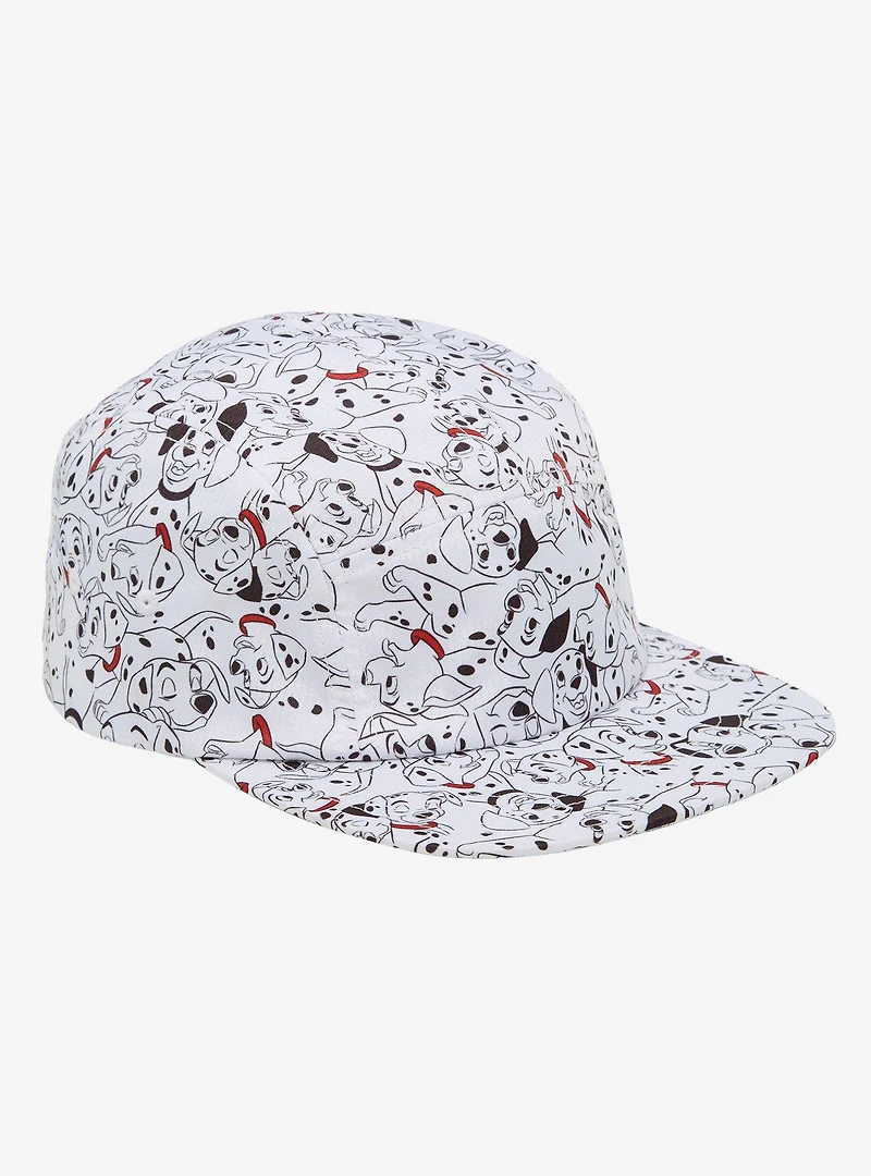 Disney 101 Dalmatians Puppies Allover Print Camper Ball Cap - BoxLunch Exclusive