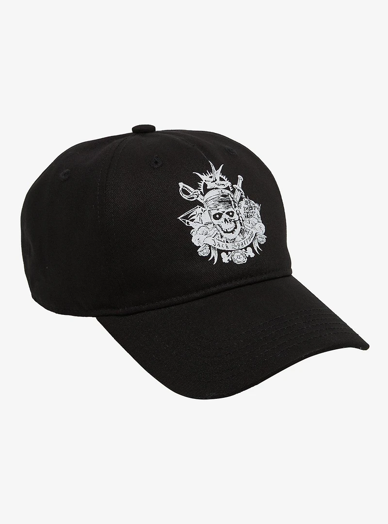 Disney Pirates of the Caribbean Jack Sparrow Jolly Roger Ball Cap — BoxLunch Exclusive