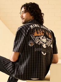 Disney The Nightmare Before Christmas King Jack Mechanic Woven Button-Up - BoxLunch Exclusive