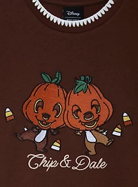 Disney Chip & Dale Pumpkin Halloween Women's T-Shirt — BoxLunch Exclusive