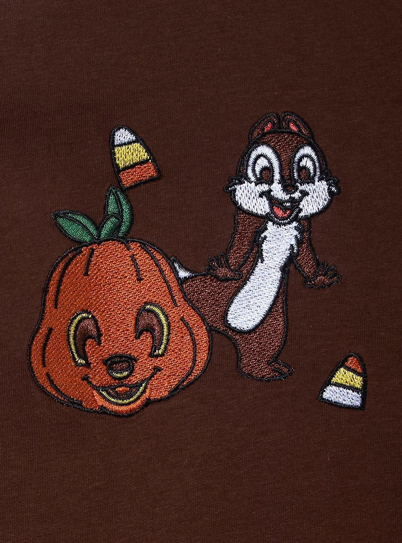 Disney Chip & Dale Pumpkin Halloween Women's T-Shirt — BoxLunch Exclusive