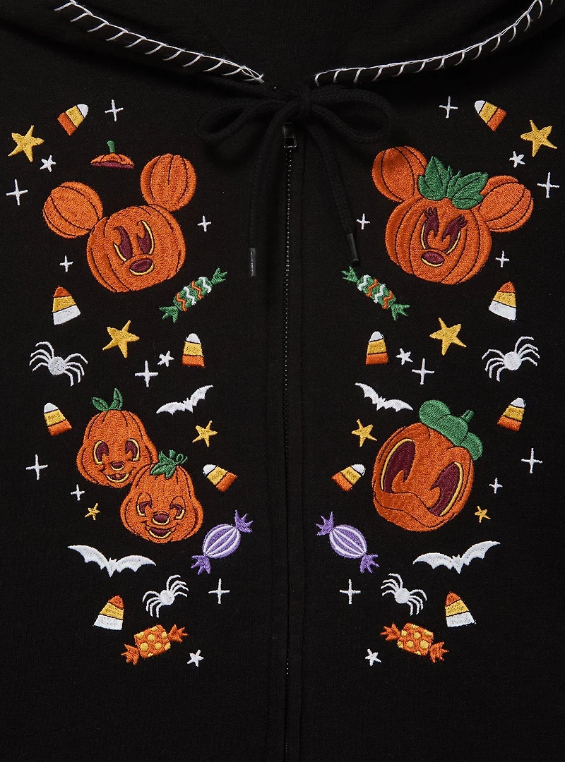 Disney Mickey and Friends Halloween Glow-in-the-Dark Zip Hoodie — BoxLunch Exclusive