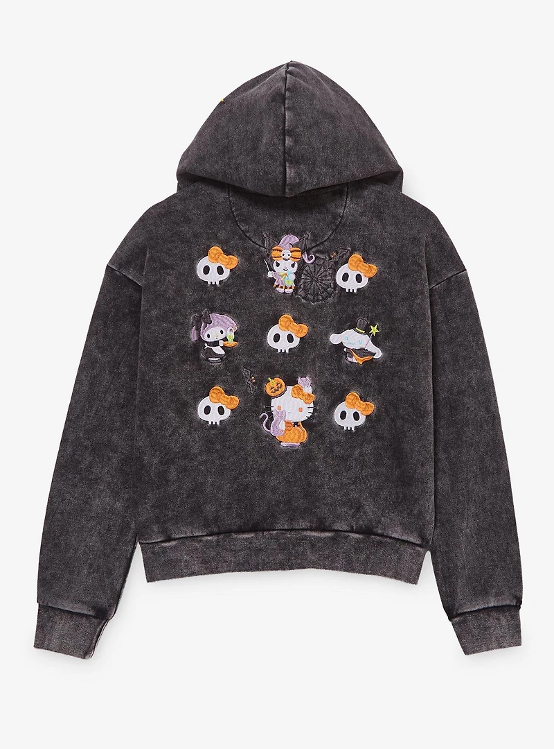 Sanrio Hello Kitty and Friends Halloween Glow-in-the-Dark Women's Zippered Hoodie — BoxLunch Exclusive